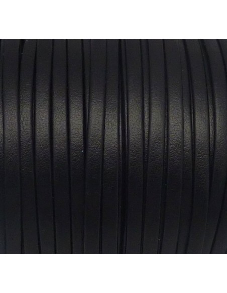 Lanière simili cuir 3mm de couleur noir très belle qualité