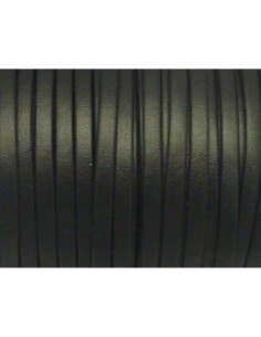 Lanière simili cuir 3mm de couleur noir très belle qualité 2