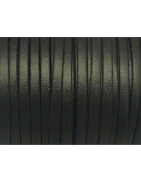 Lanière simili cuir pas chère 3mm de couleur noir 