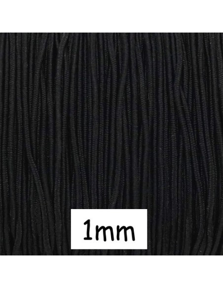 Fil élastique 1mm noir