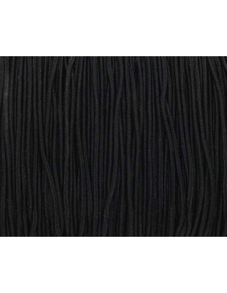 Elastique 1mm noir pour création bracelet