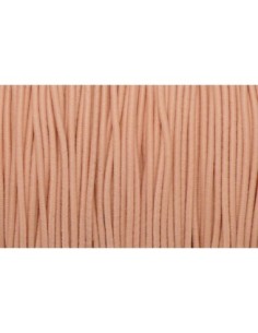 Fil élastique 1mm de couleur orange saumon 2