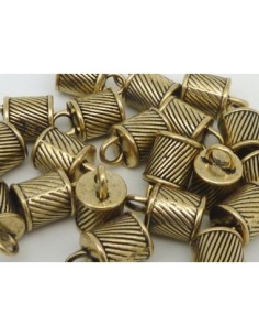 4 Embouts pour cordon 7,9mm, cache nœud, fermoir en métal...