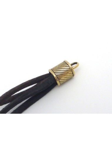 4 Embouts pour cordon 7,9mm, cache nœud,...