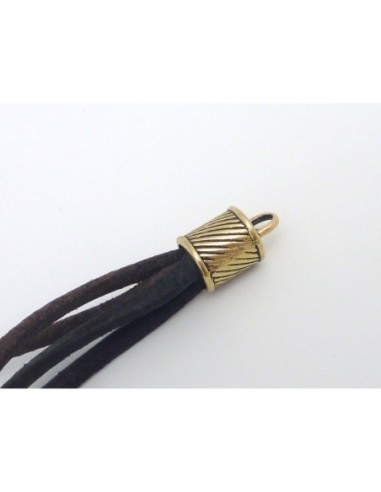 4 Embouts pour cordon 7,9mm, cache nœud,...