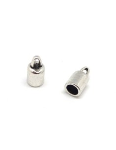 Embout argenté pour cordon de 4,5mm