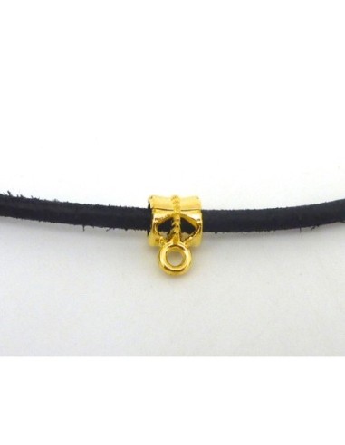 R-10 Perles support breloque tonneau ajouré...