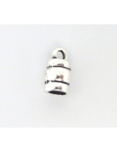 Embout argenté pour cordon cuir de 3,5mm 2