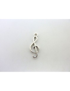 R-20 Breloques note de musique, clé de sol 25,6mm en... 2