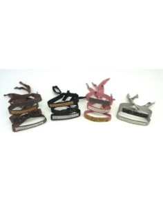 Kit de création Bracelet ruban fauve ajustable et... 2