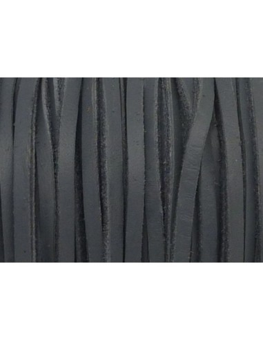 R-1m Cuir carré 3,3mm de couleur gris CUIR...