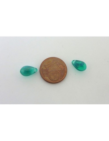 Perle goutte en verre 9,2mm