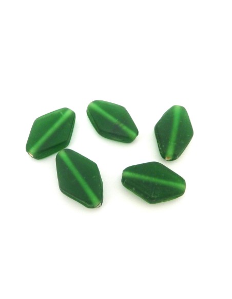 Perle losange en verre