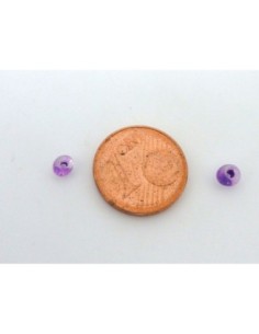 R-20g de perles de rocaille de couleur violet lilas... 2