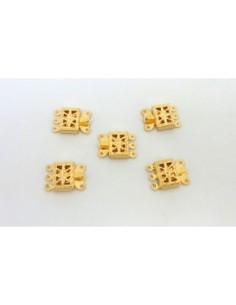 Fermoir en métal doré filigrane 2