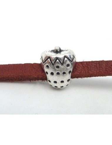 Perle metal fraise