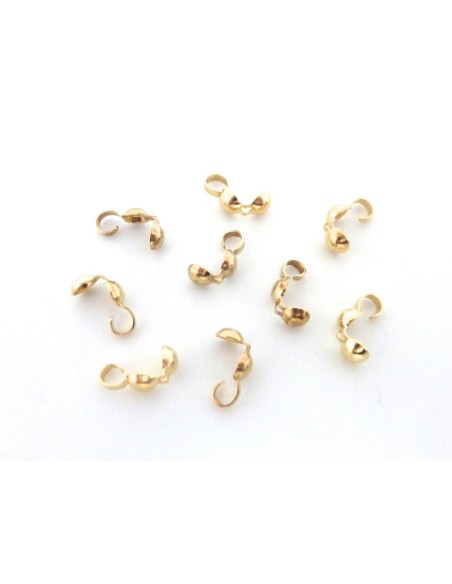 R-200 cache-noeuds 3,8mm en métal doré