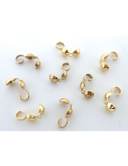 R-200 cache-noeuds 3,8mm en métal doré