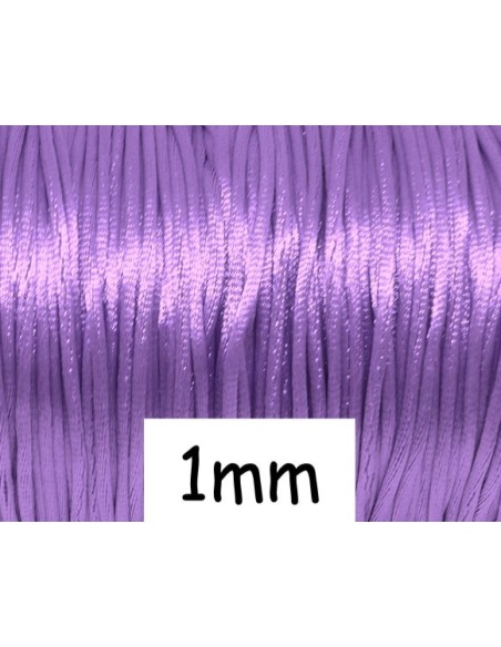 ficelle chinoise 1mm pas cher lilas parme