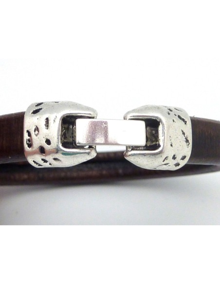 Fermoir clip pour cuir regaliz pas cher