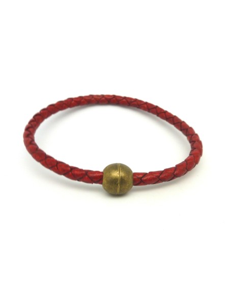 Fermoir aimanté bronze 5mm 