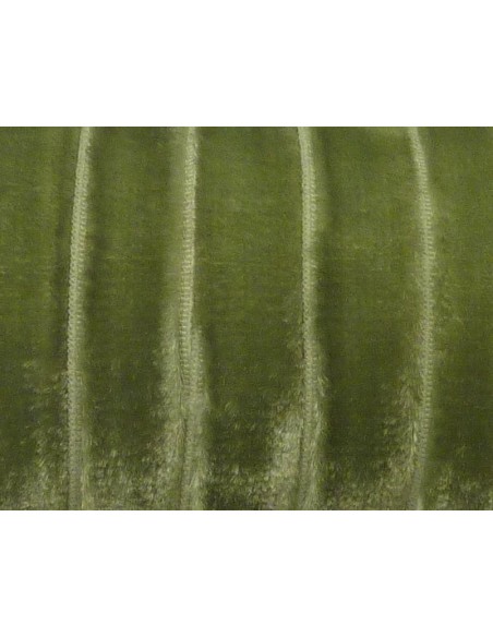 Ruban velours élastique vert amande pas cher