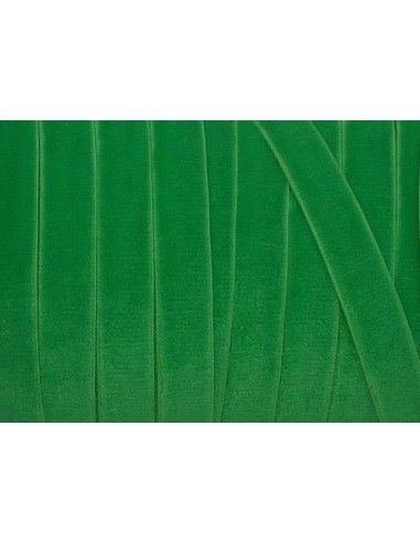 Ruban élastique vert en velours