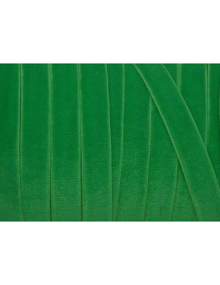 Ruban élastique vert en velours