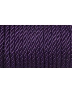50cm Cordon nylon mouliné 5mm violet