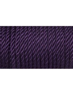 50cm Cordon nylon mouliné 5mm violet 2