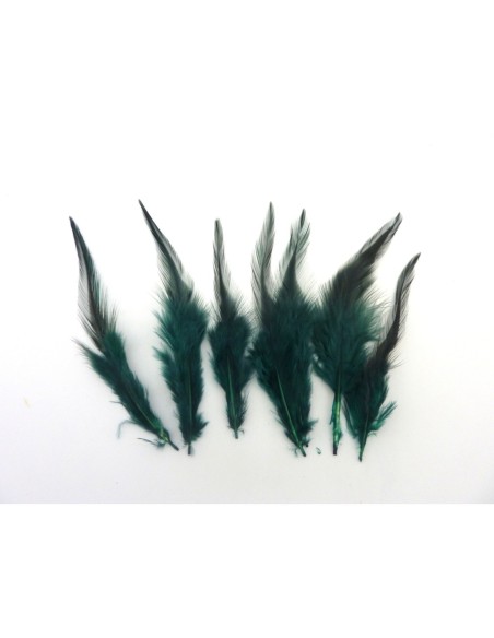 Plume verte pour la création d'attrape rêves