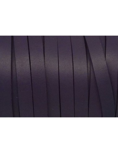 Lanière cuir violet 7mm