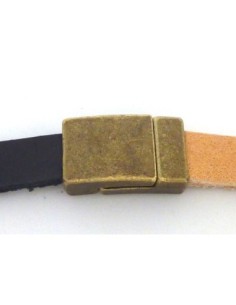 Fermoir aimanté pour lanière de 8mm bronze