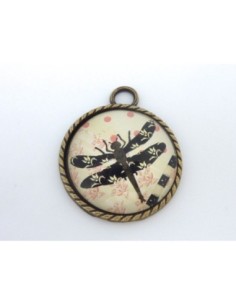 R-Grand Support cabochon pendentif 40,7mm rond en métal... 2