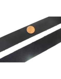 lanière cuir largeur 24,5mm de couleur noir 2