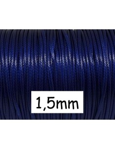 Cordon bleu nuit pour bracelet 1,5mm