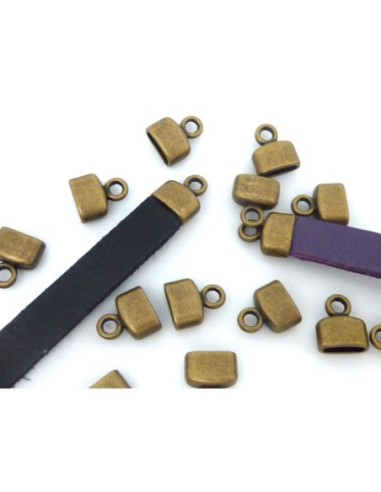 Cache noeud de couleur bronze en métal