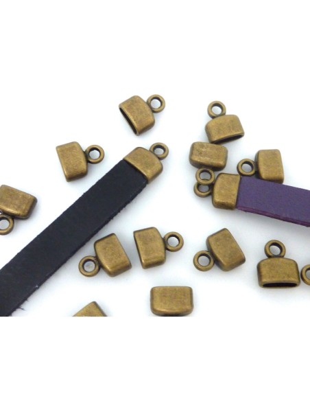 Cache noeud de couleur bronze en métal