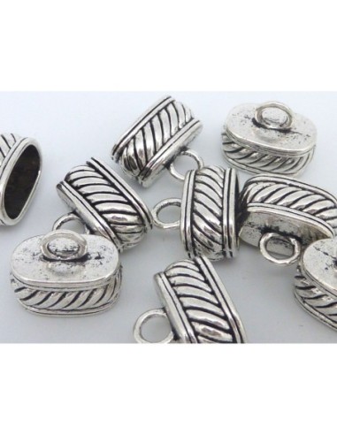 2 Embouts pour cordon 12,6 x 7,3mm, pouvant...