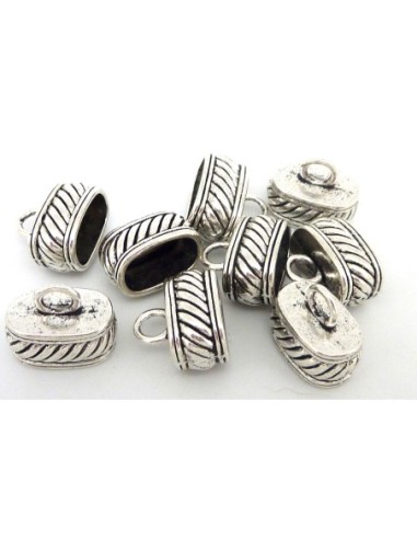 2 Embouts pour cordon 12,6 x 7,3mm, pouvant...