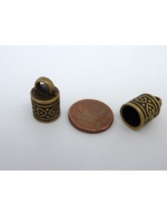 20 Embouts pour cordon de 7,5mm - 8mm en métal  de... 2