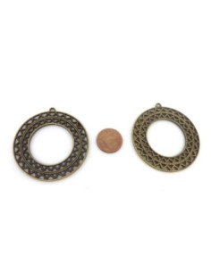 Pendentif en métal de couleur bronze 2