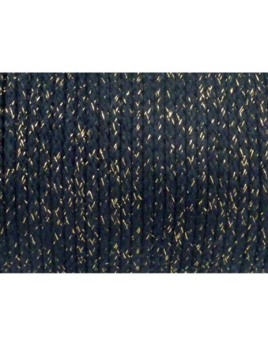 Cordelette noire et doré pas chère