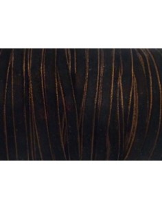 Galon velours marron foncé 6mm