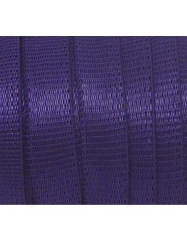 Galon élastique 8mm violet brillant satiné