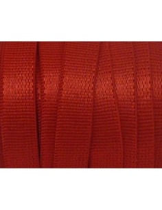 Fil élastique plat largeur rouge brillant satiné pour headband 2