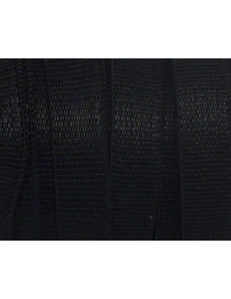 Galon élastique noir 8mm brillant satiné