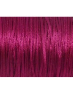 Ficelle chinoise 1mm rose fuchsia pour bijoux 2