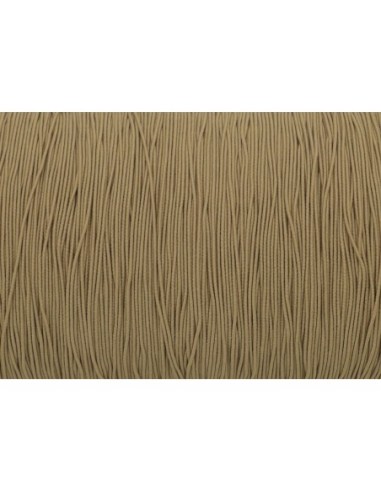 Fil élastique beige sable fin pas cher en diamètre 0,5mm