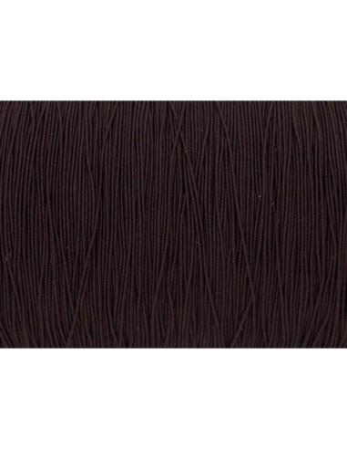 Fil élastique fin marron foncé 0,5mm pas cher